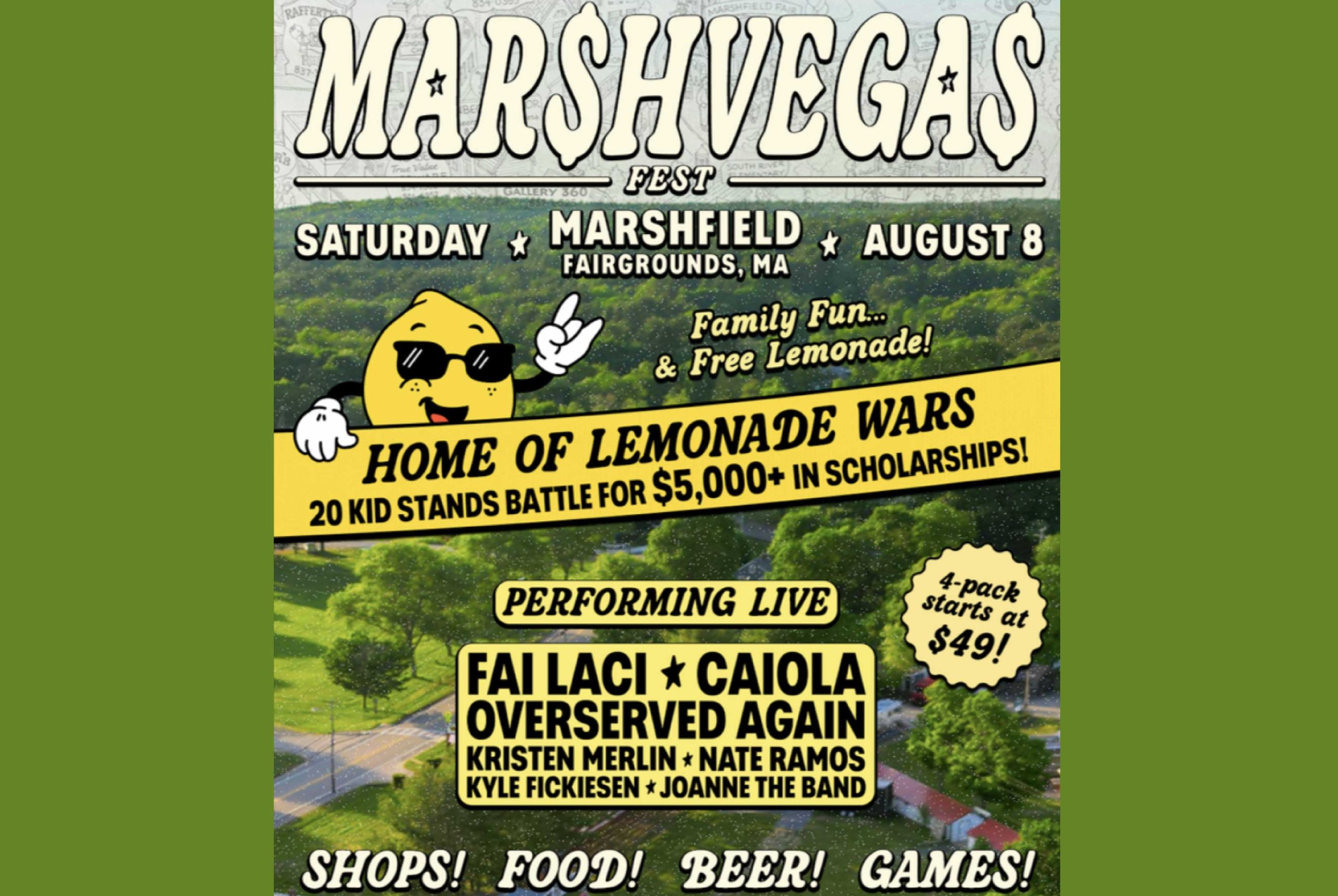 Beer Garden Pop–Up at Marshvegas Fest