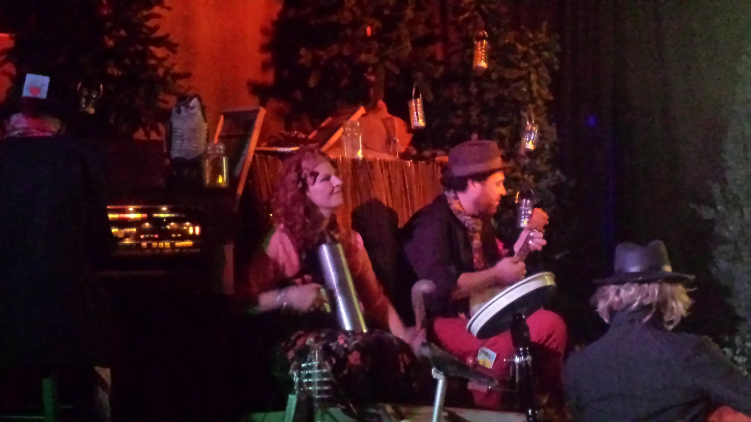 Kimberly Franco & Brian Schey as the Gypsy Band