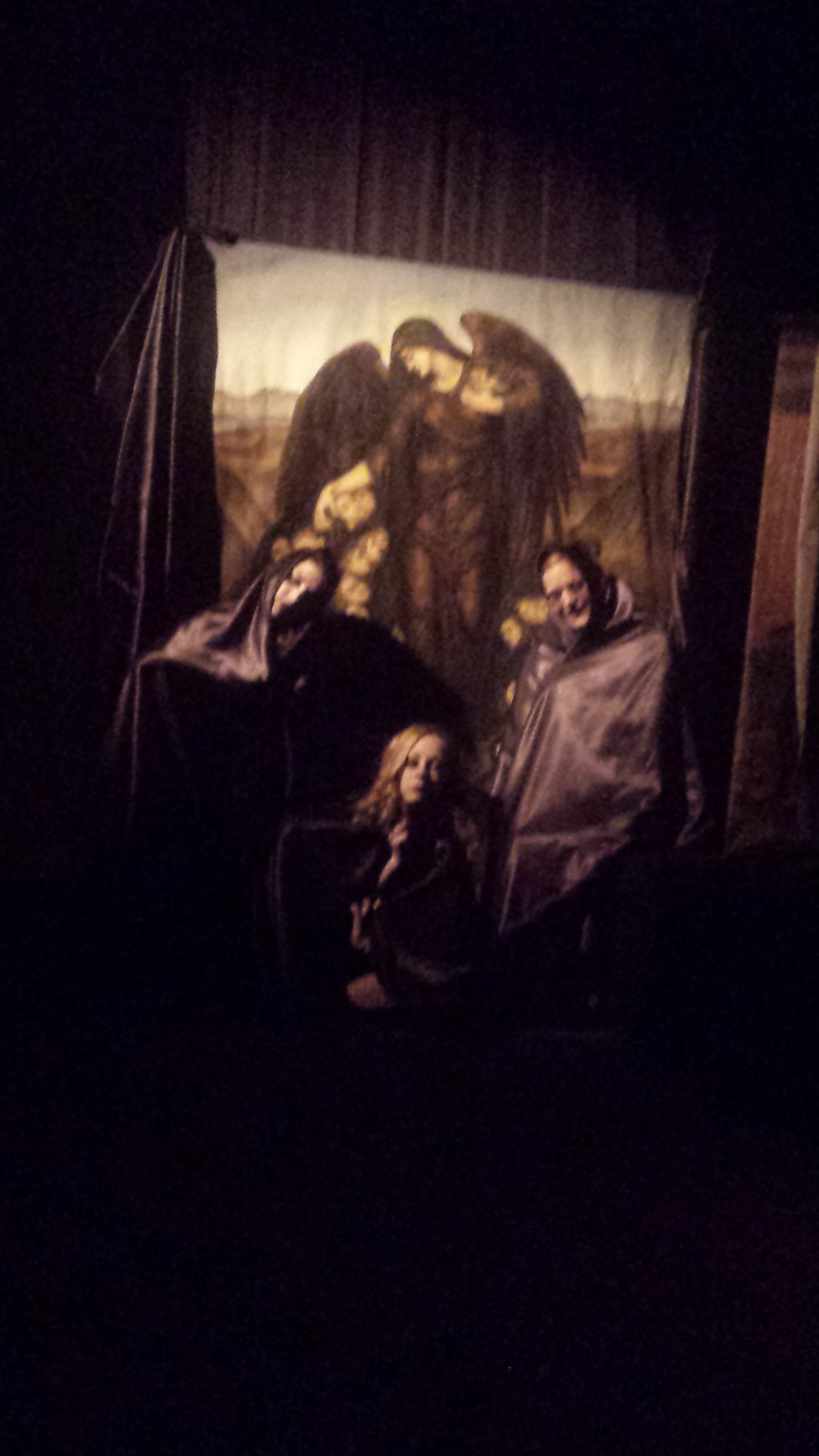 Michal Meyer, Veronika Nelson, & Patti Murtha as The Weird Sisters