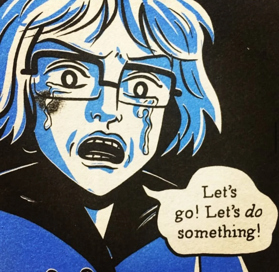 &ldquo;Stay angry, little Meg. You will need all your anger now.&rdquo; -Madeleine L&rsquo;Engle, A Wrinkle in Time 

Eight years later, this still holds true. Don&rsquo;t go numb.
