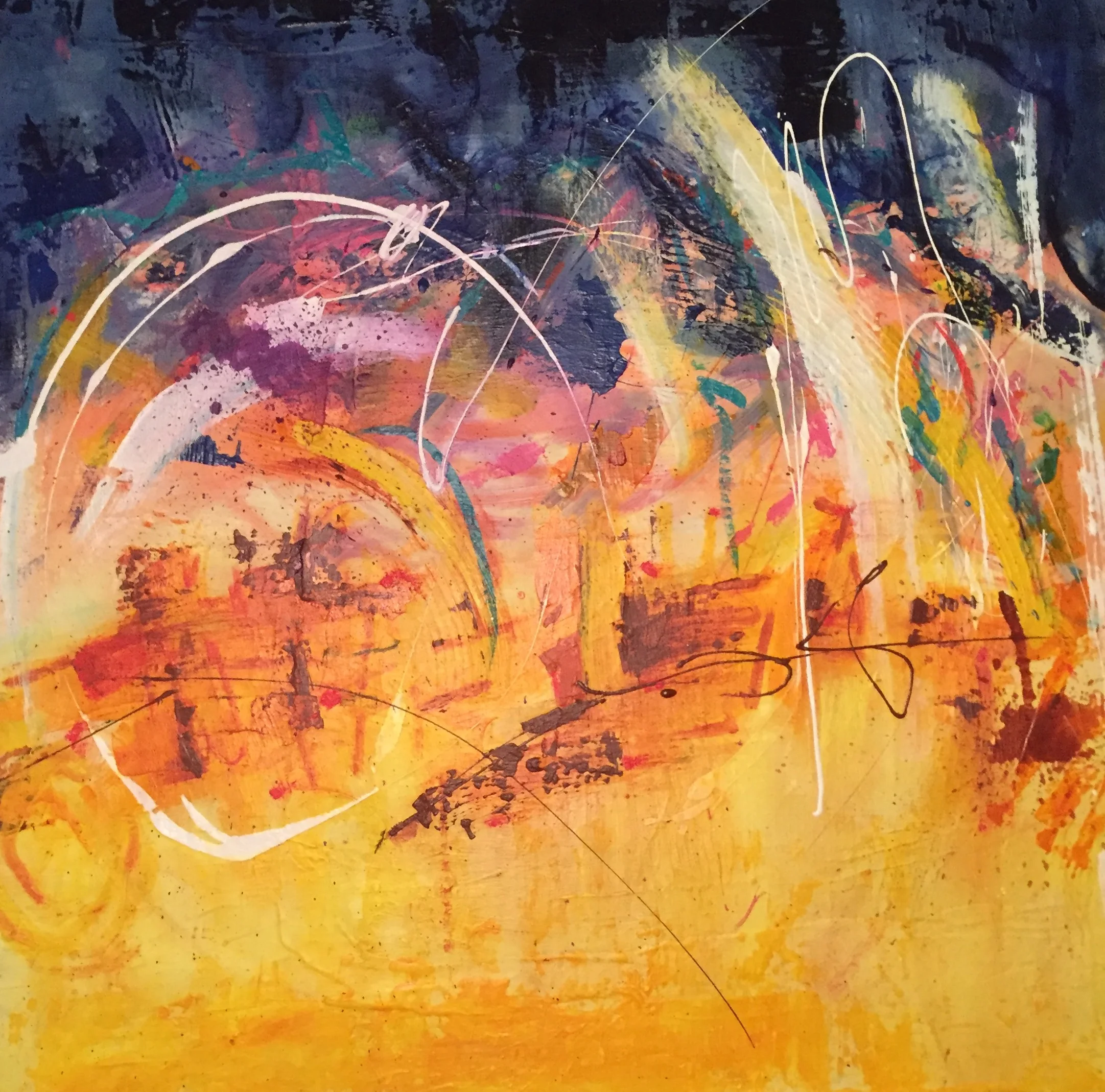 Sedona Sunset 36X36 1300.00USD SOLD