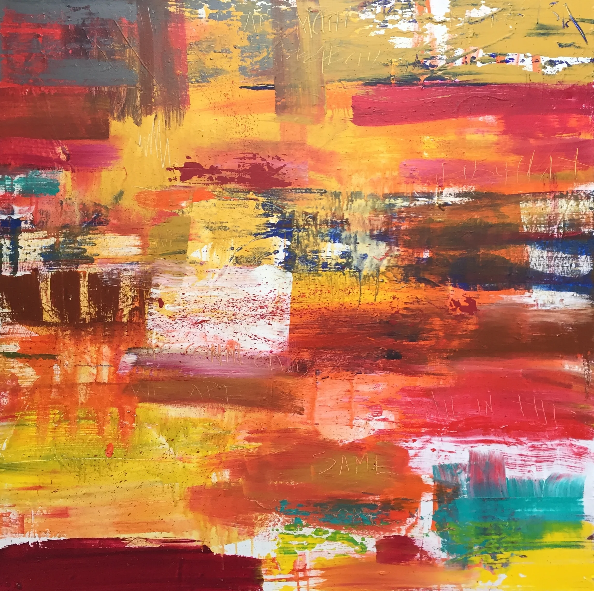 All In The Same Boat 36x36