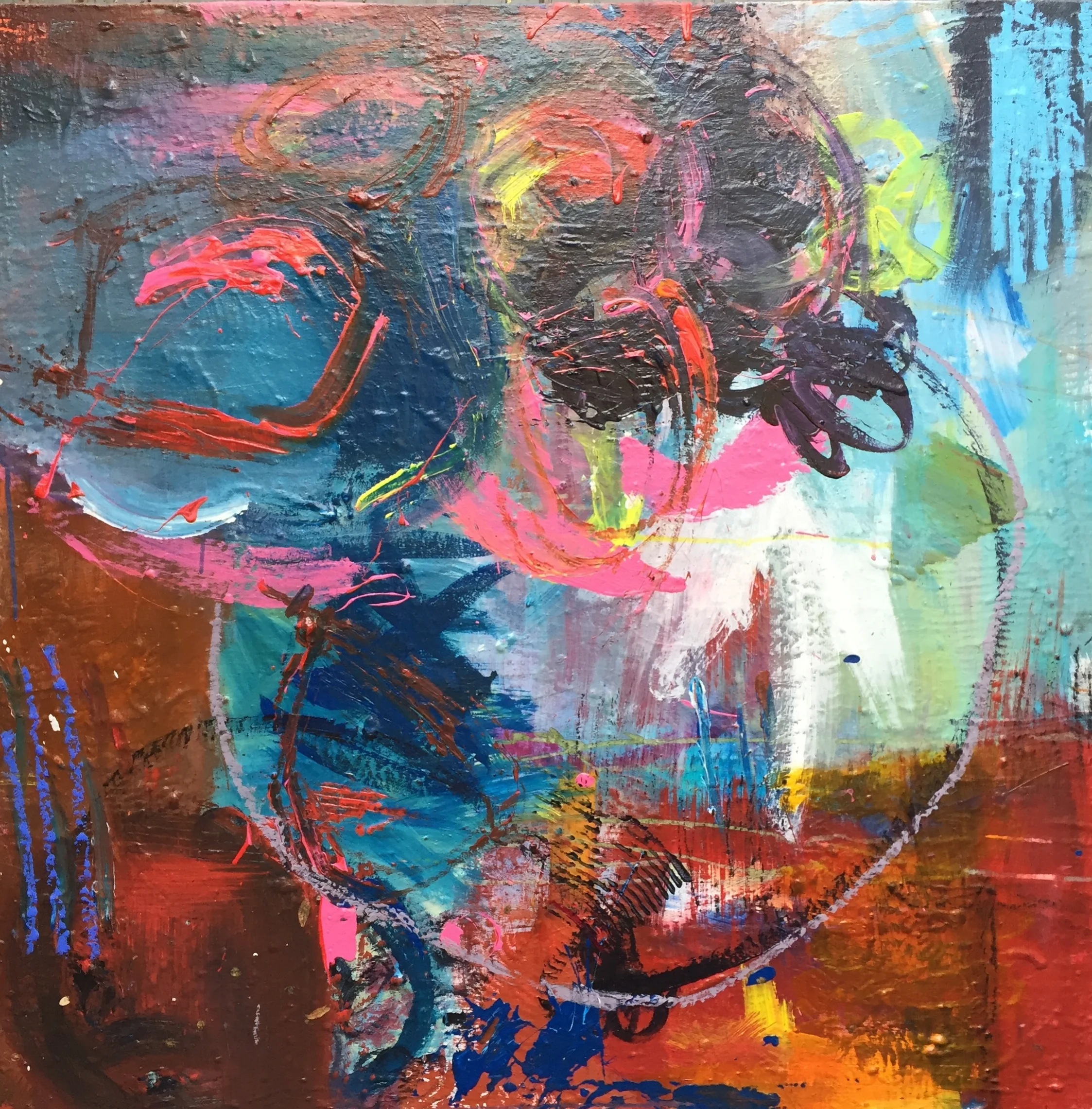 Flowers In Vase 36x36