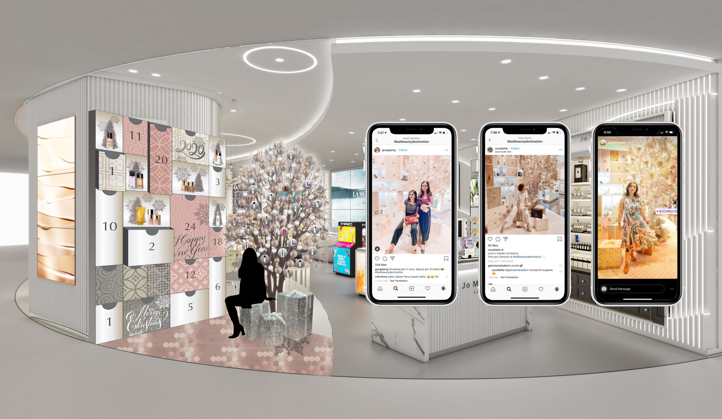 Instagram Wall - Estée Lauder Companies