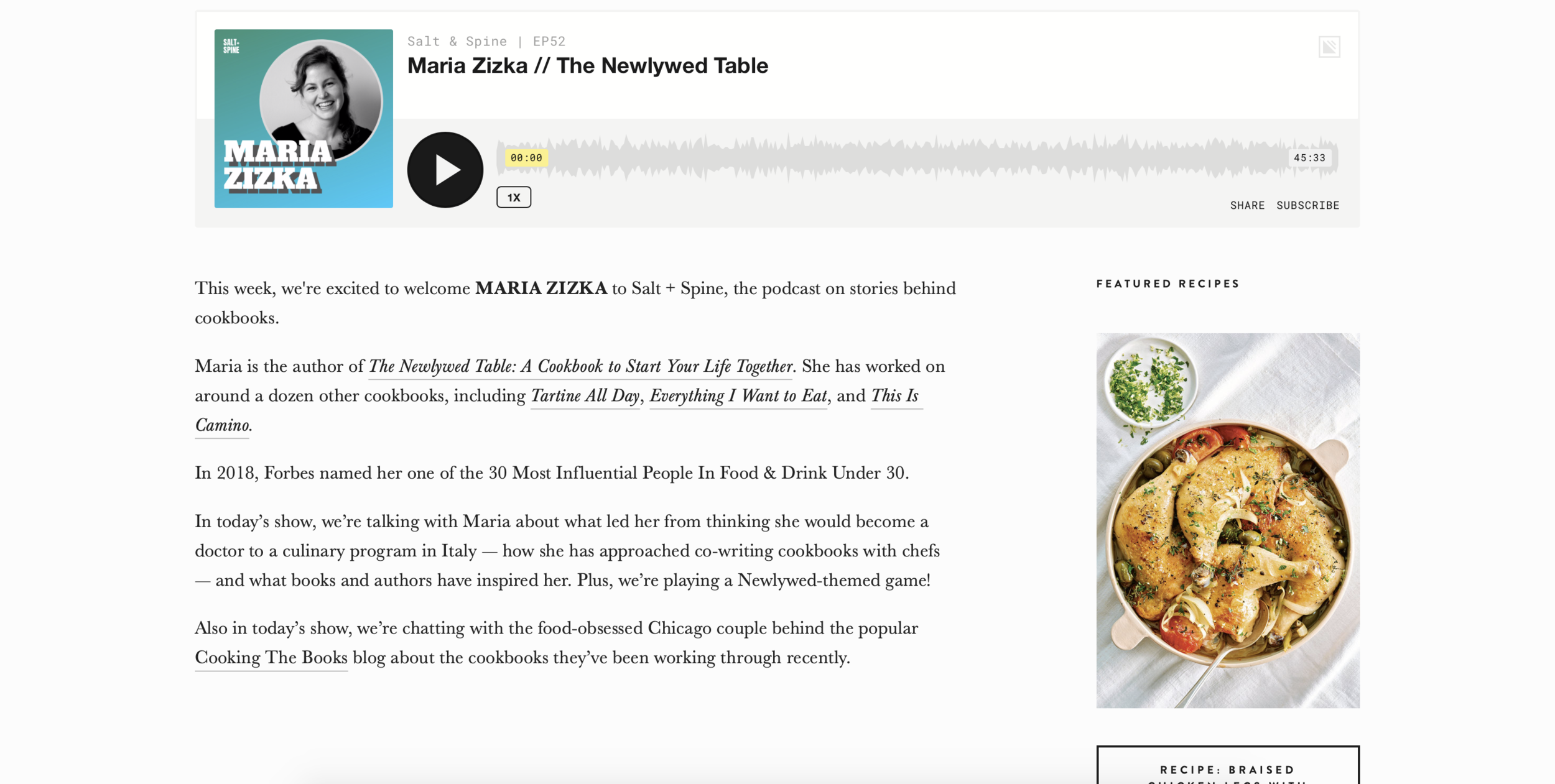 Salt + Spine (and Other!) Podcasts