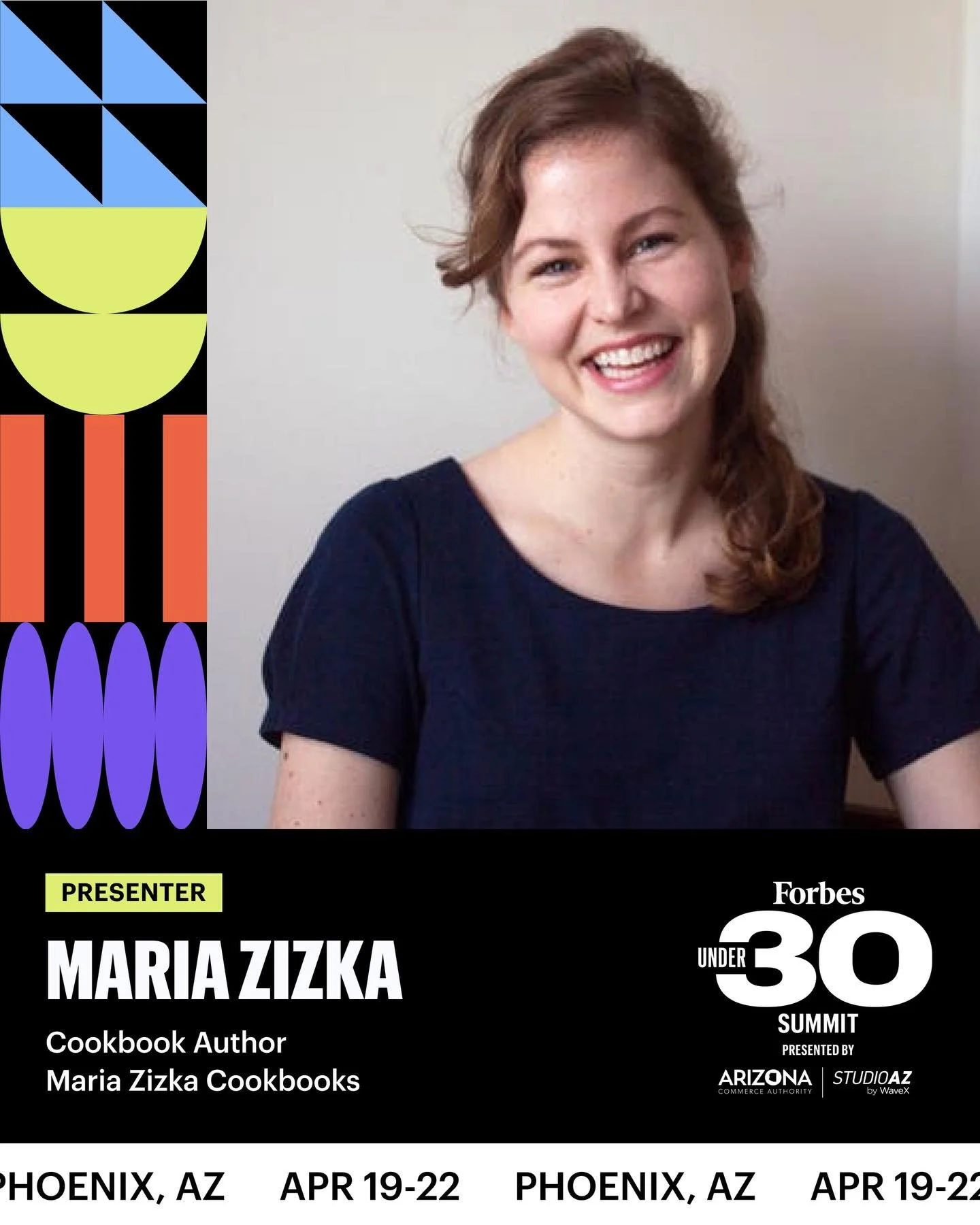 I am so excited to be a presenter at the @forbesunder30 #under30summit in Phoenix next month! Please send me all your Phoenix recs 😘