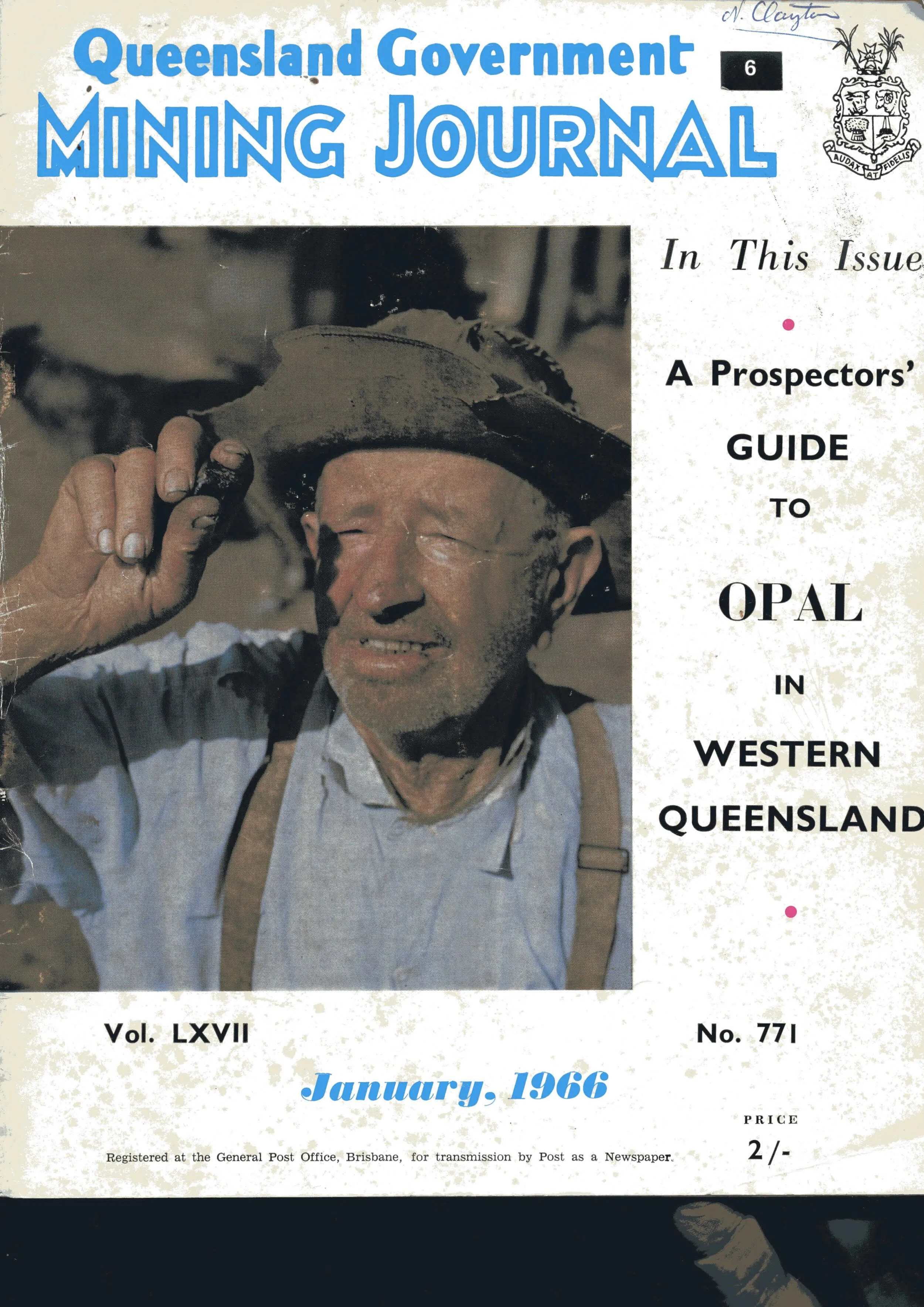 A Prospectors guide to Opal mining in Western Queensland