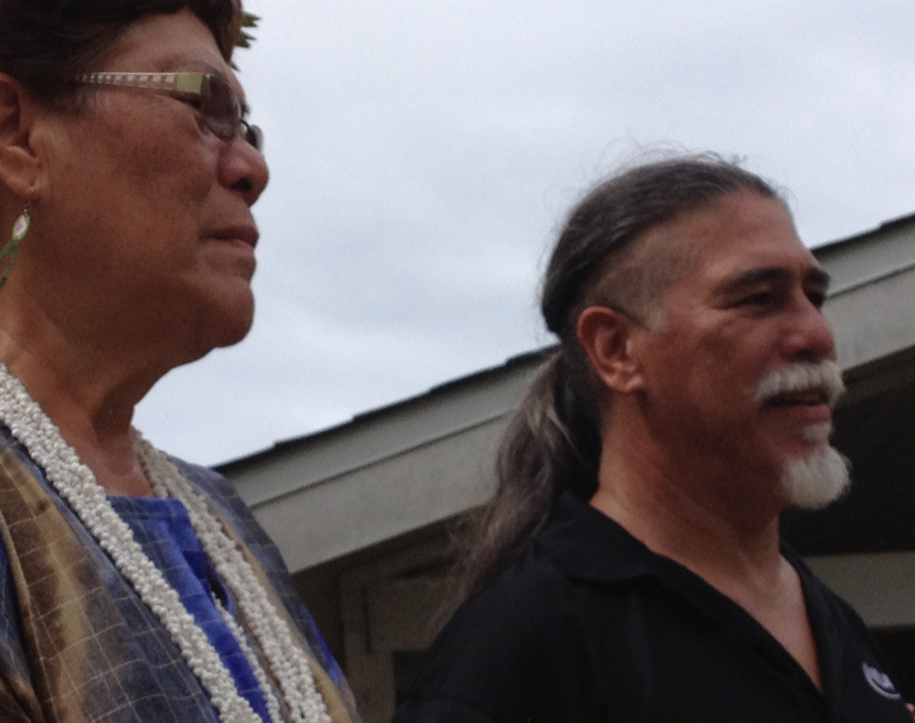 Dr. Fran Park and Kalani Souza Hawaii, July 2014 .