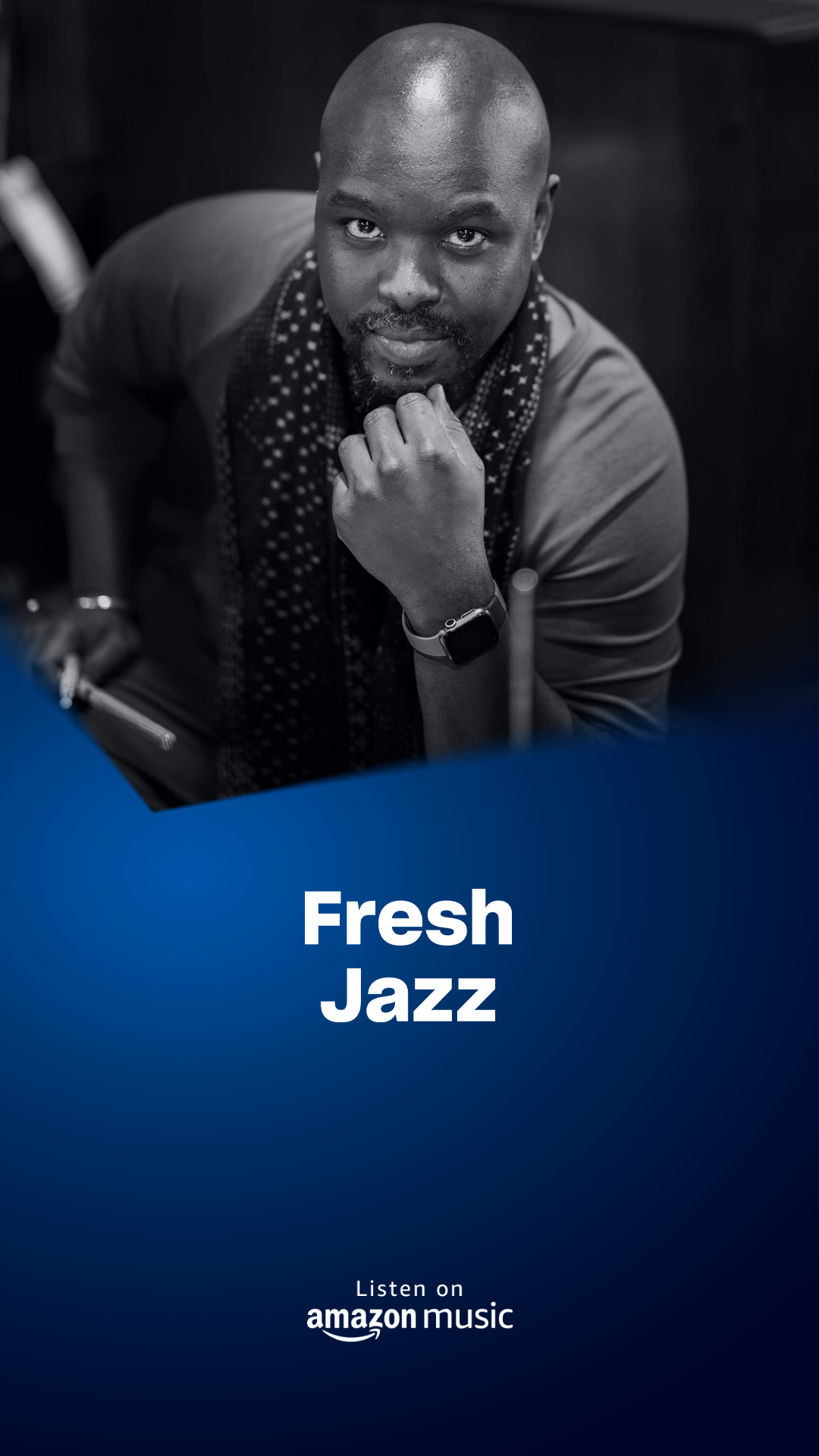 Fresh Jazz playlist cover on Amazon Music