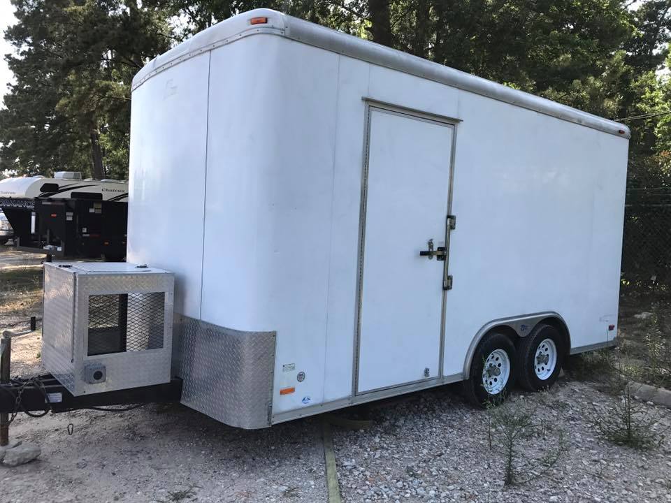 Pictured Above: The soon-to-be BBQ food trailer! 