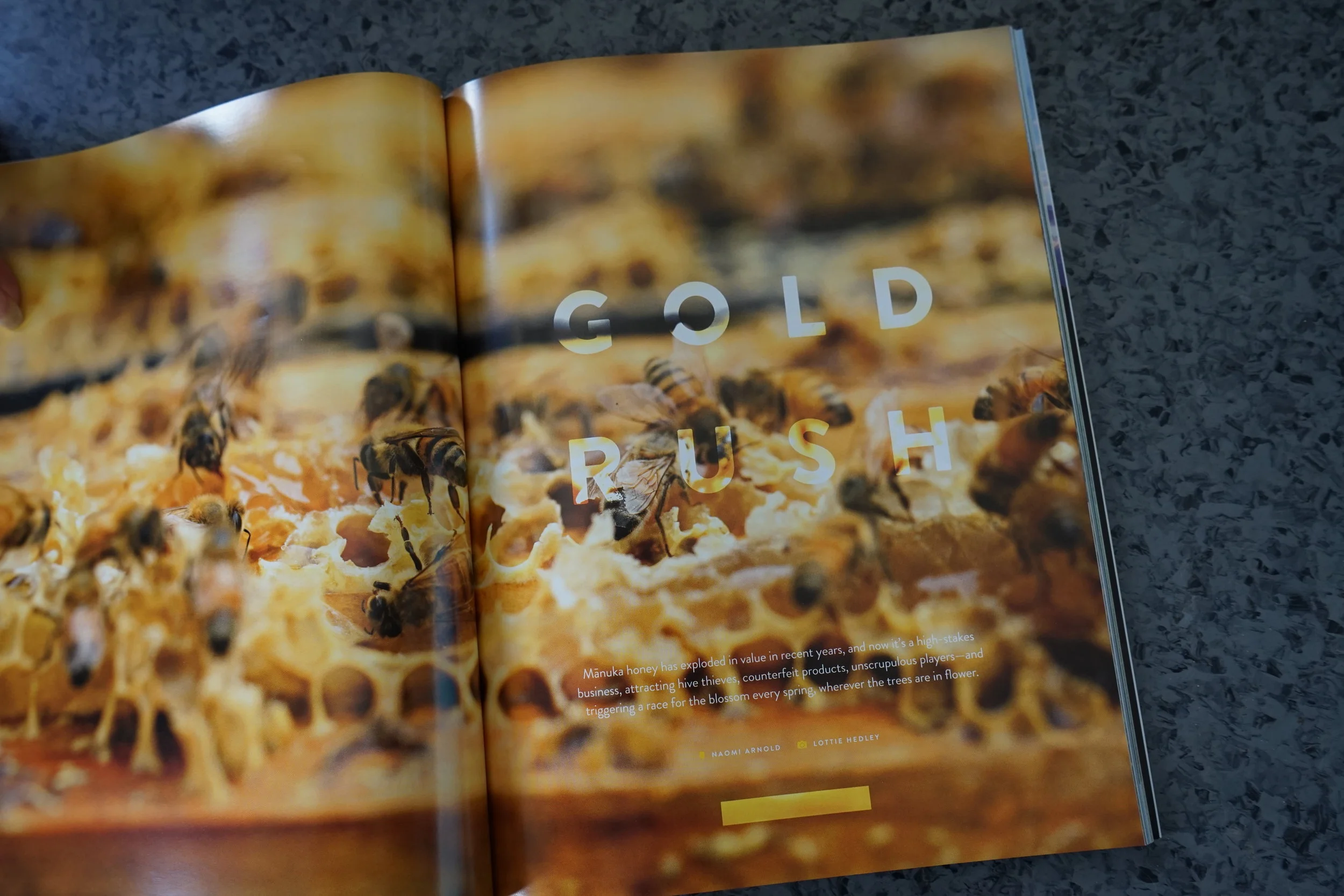 2018 - Mana Kai Honey featuring in NZ Geographic Magazine!