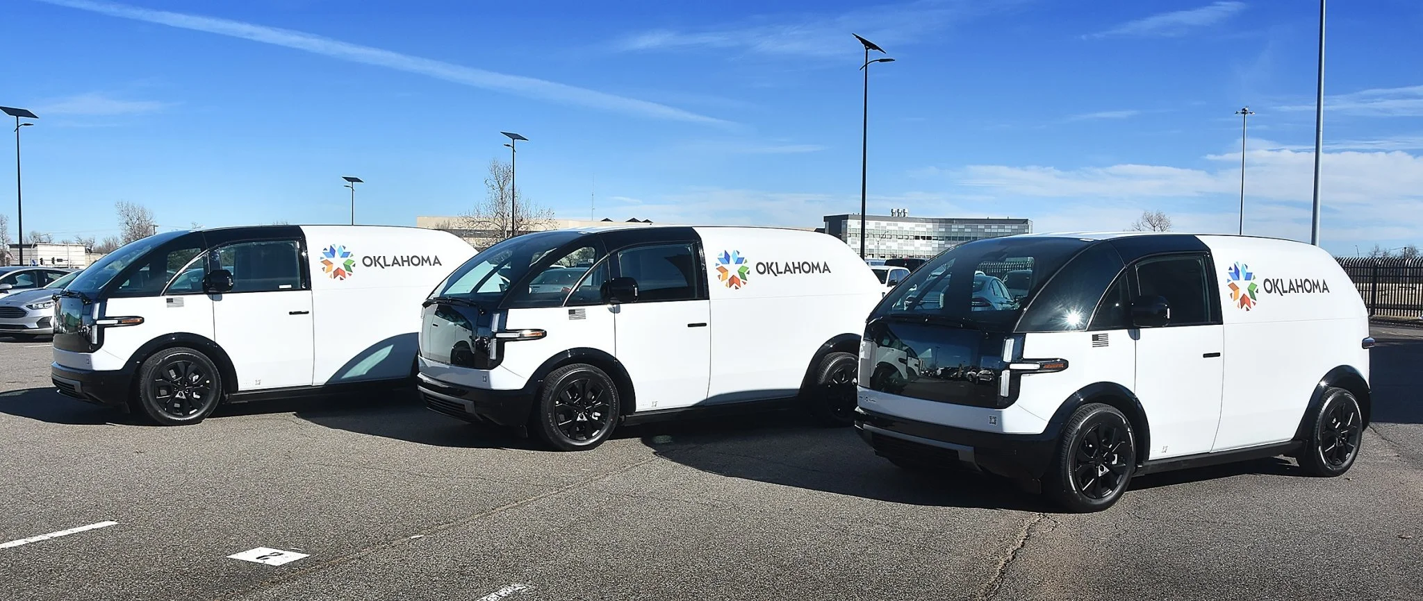 State receives first made-in-Oklahoma electric vehicles from Canoo