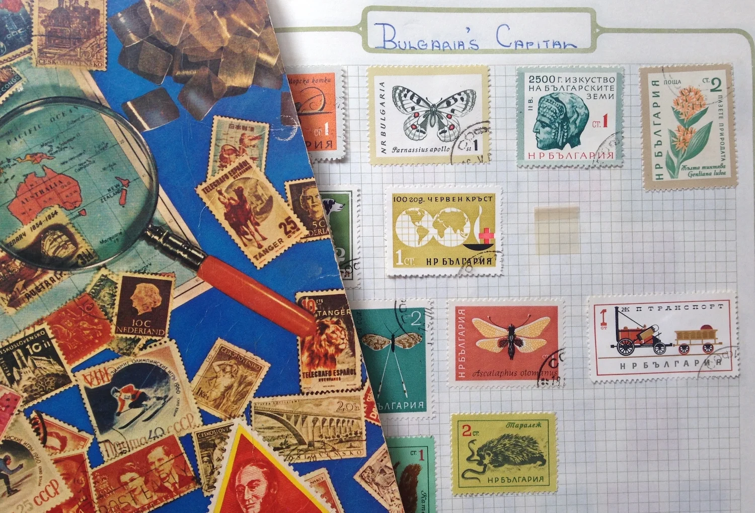 My stamp collection - a source of working inspiration - maybe a future project….