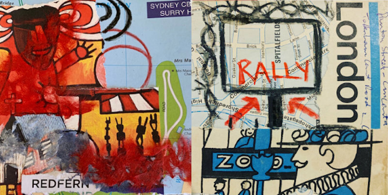 Redfern (left) Rallying Cry! (right)