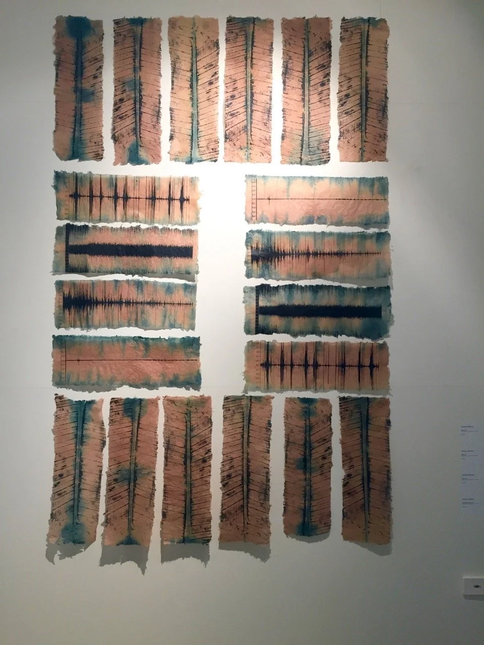 Soundlines on banana paper