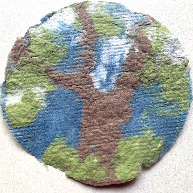 Dry paper tree 10cm x 10cm