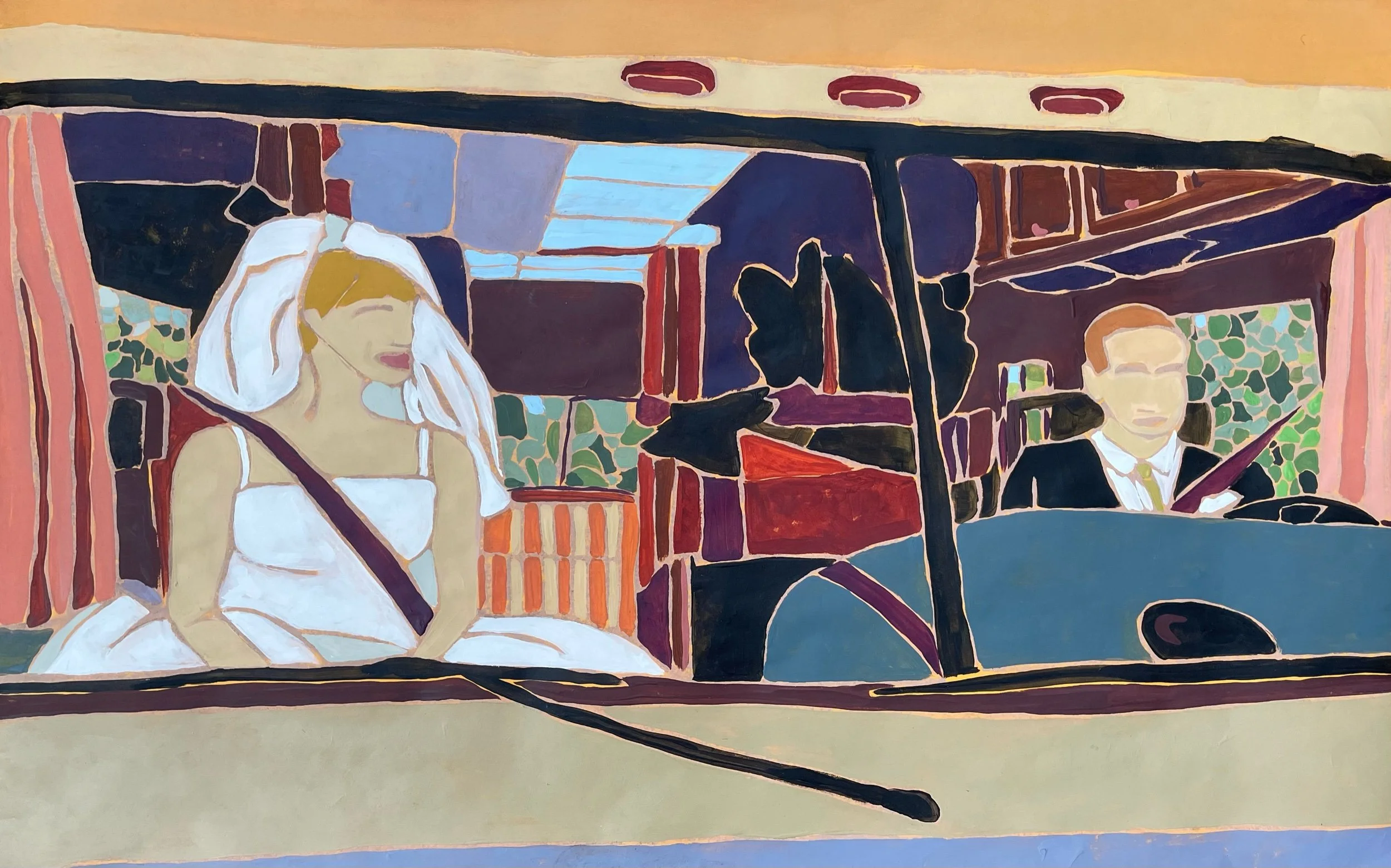  Fraser, 2022, acrylic on paper 