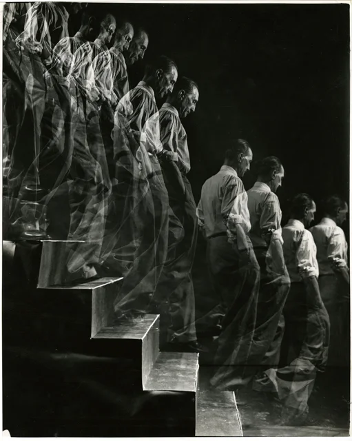 Duchamp Descending a Staircase by Du-u-cha-ha-m-mp-p himself.