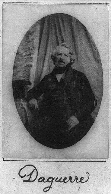 Louis Daguerre, Library of Congress.