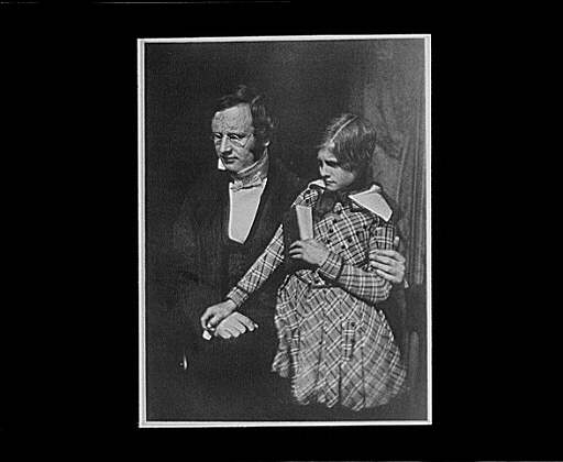 Calotype, Father with his Son, Library of Congress.