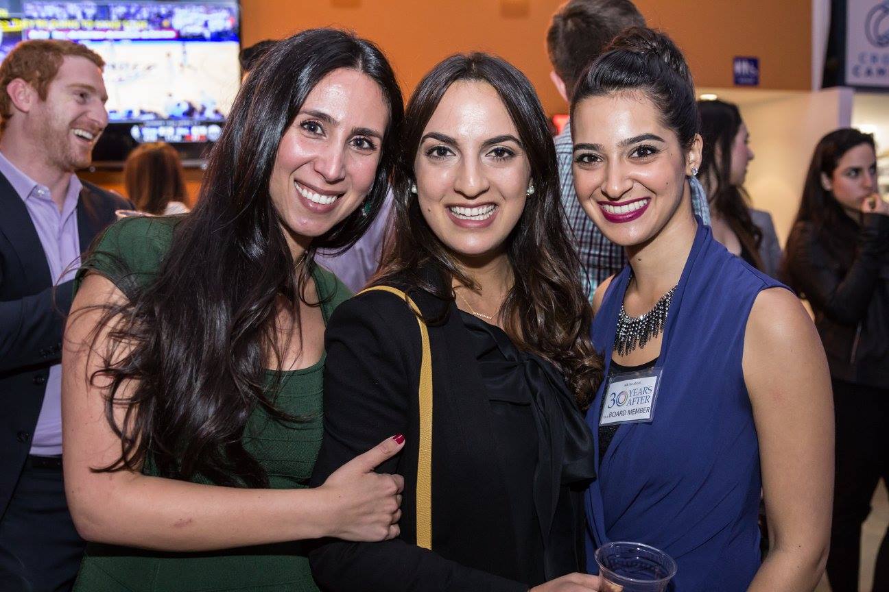 Shanel (Cohort 1), Farah (Cohort 2), and Donna (Cohort 1), at our paneled event "Persian Jews in Tech and Entrepreneurship."