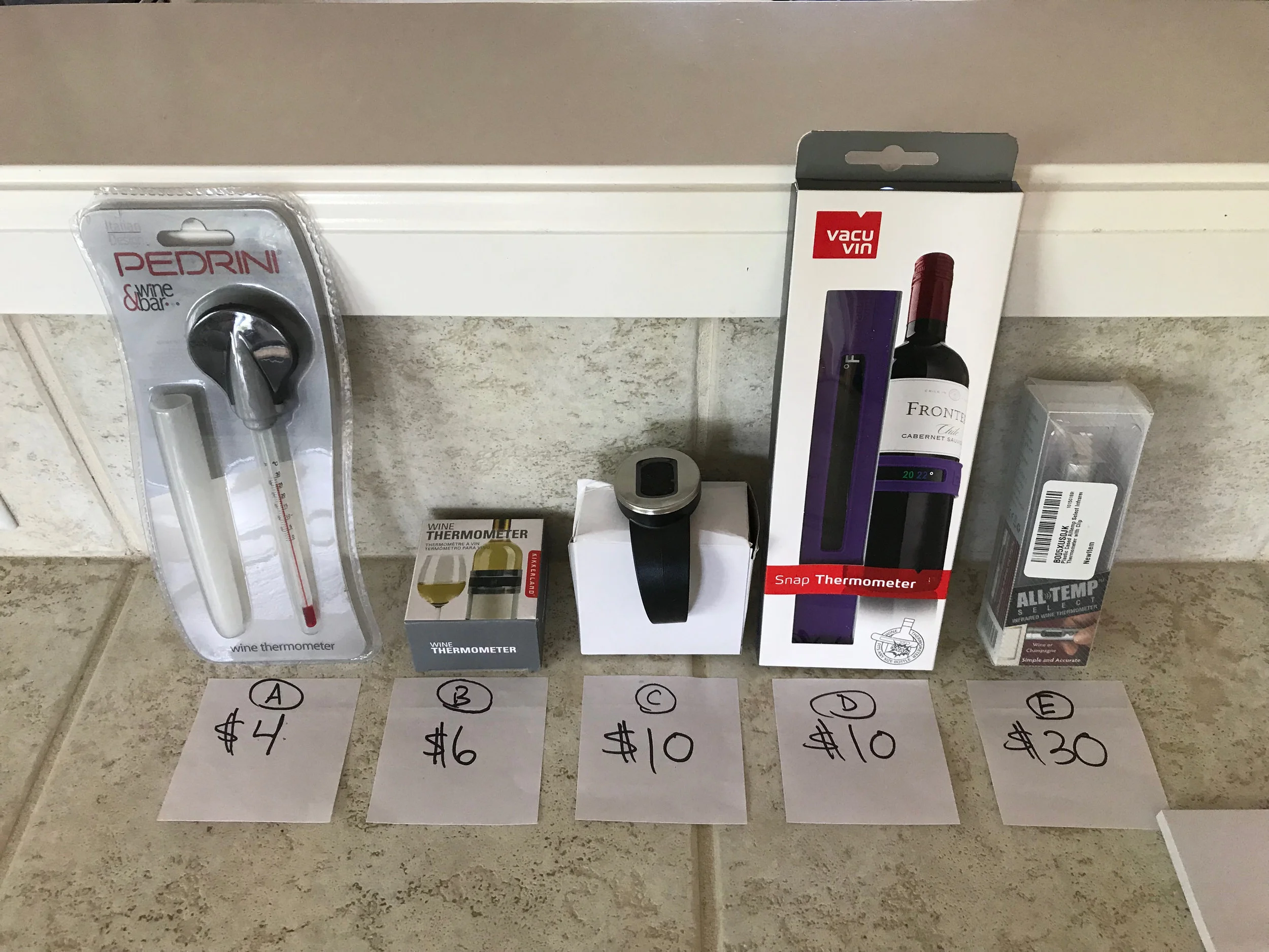 But how do you know what temperature your wine is? We put 5 wine thermometers to the test. We are here for you!