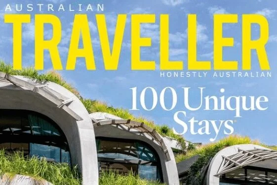 krakani lumi featured in Australian Traveller magazine's top 100 Unique Stays