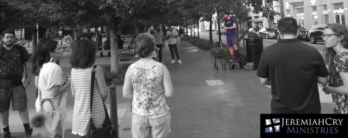 Street Preaching in Fort Worth