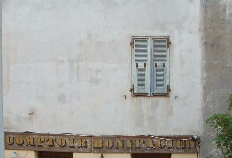 You can find these unusual shutters in Provence. They are a type of half shutter that can be partially opened to let fresh air in yet keep the harsh summer sun out.