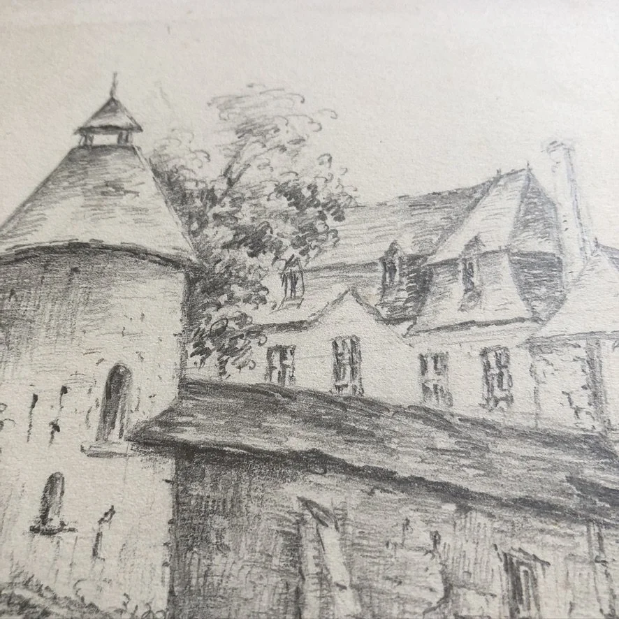 19th-Century French Drawing Loire Valley - 