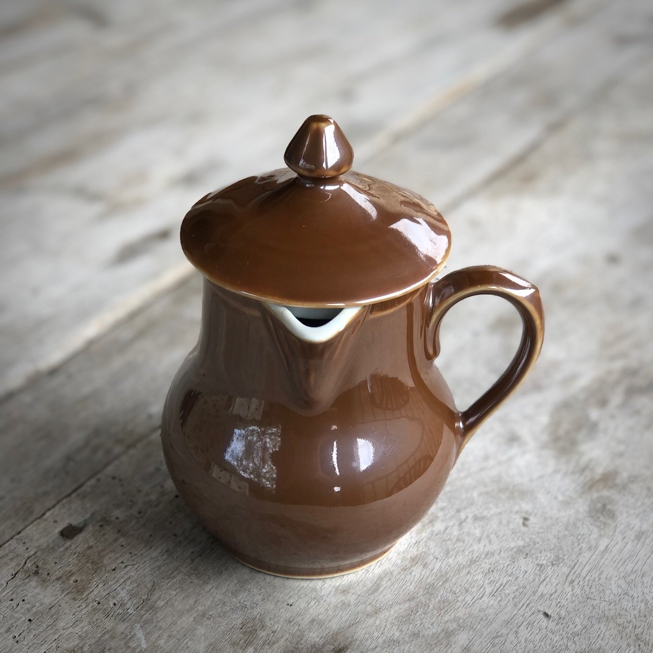 Vintage Brown Franciscan Hot Chocolate Pot – Clap That Glass