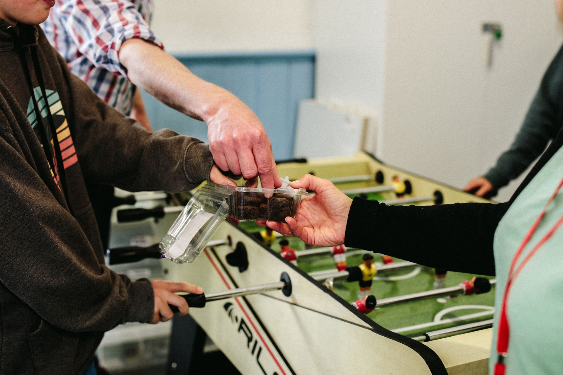 Biscuits and table football.jpg