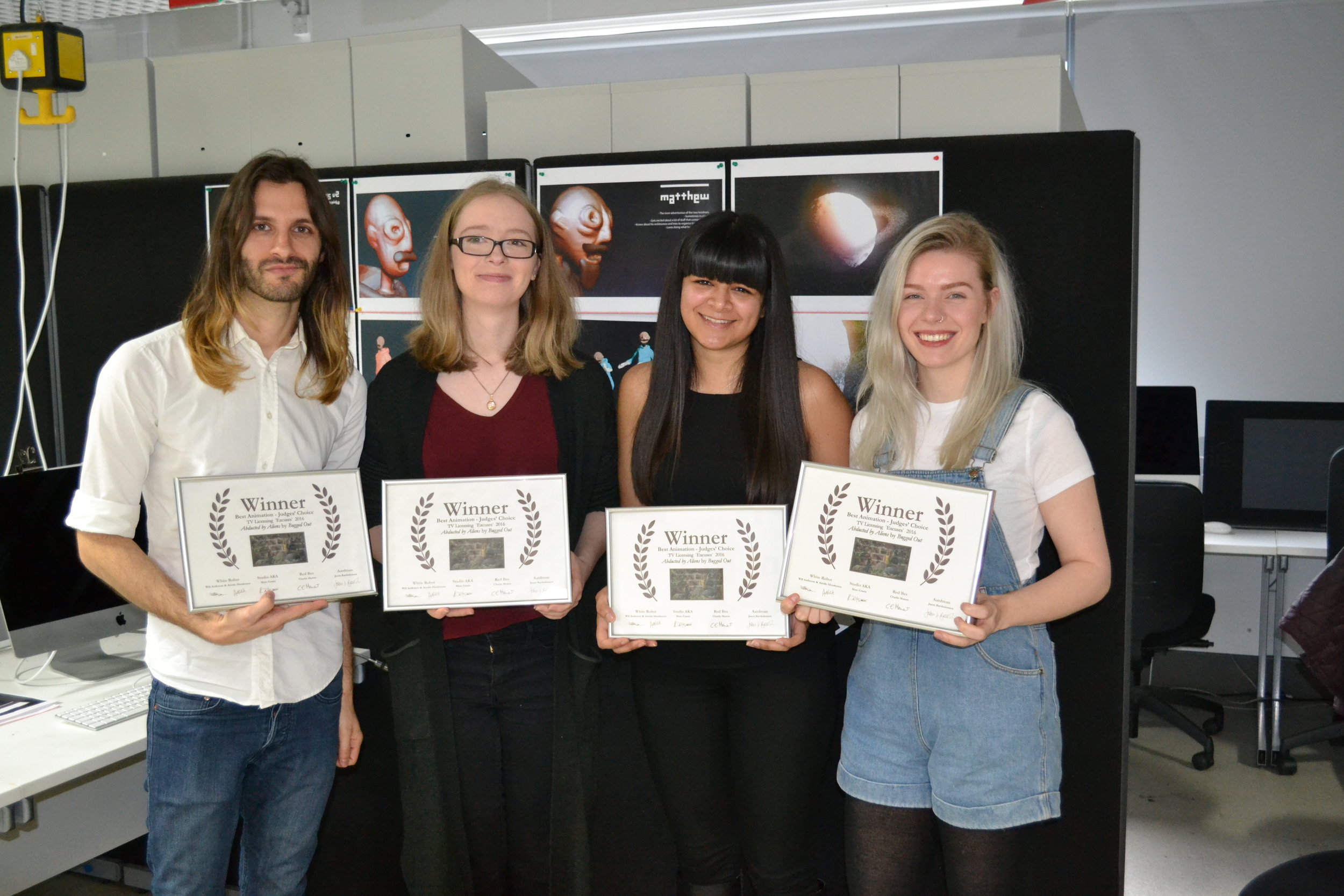 Winners of the TV Licencing 'Real Excuses' Competition