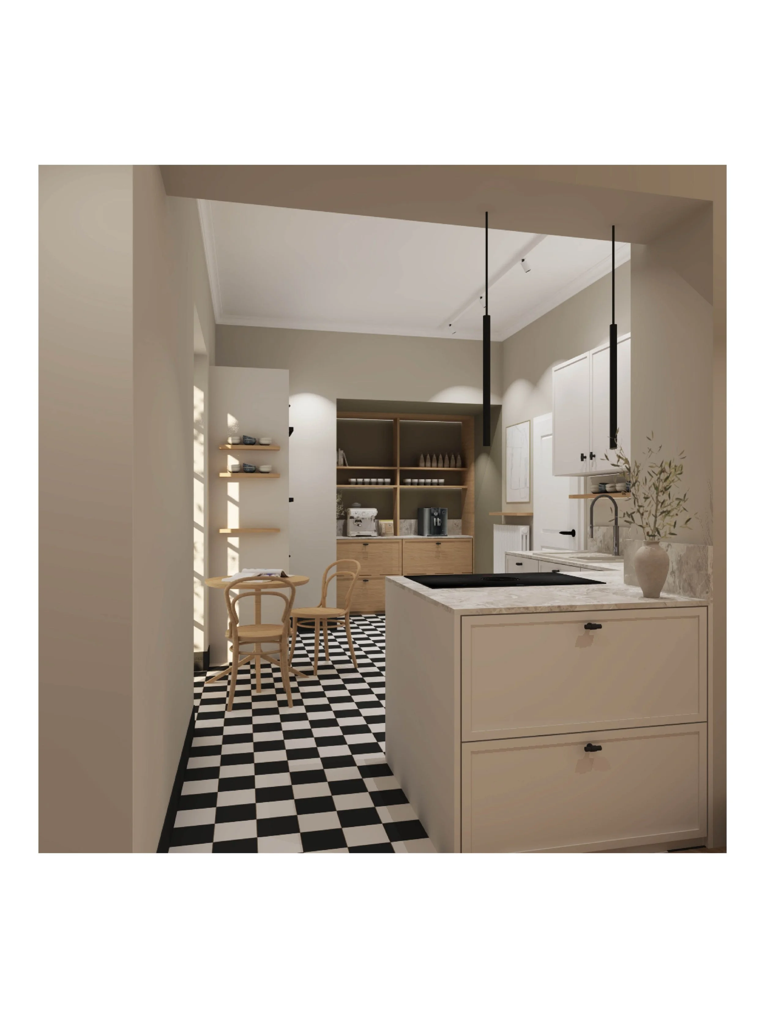 "vintage kitchen" with coffee corner
.
.
.
#jungdesign #studio #interiordesign #kitchendesign #vintage