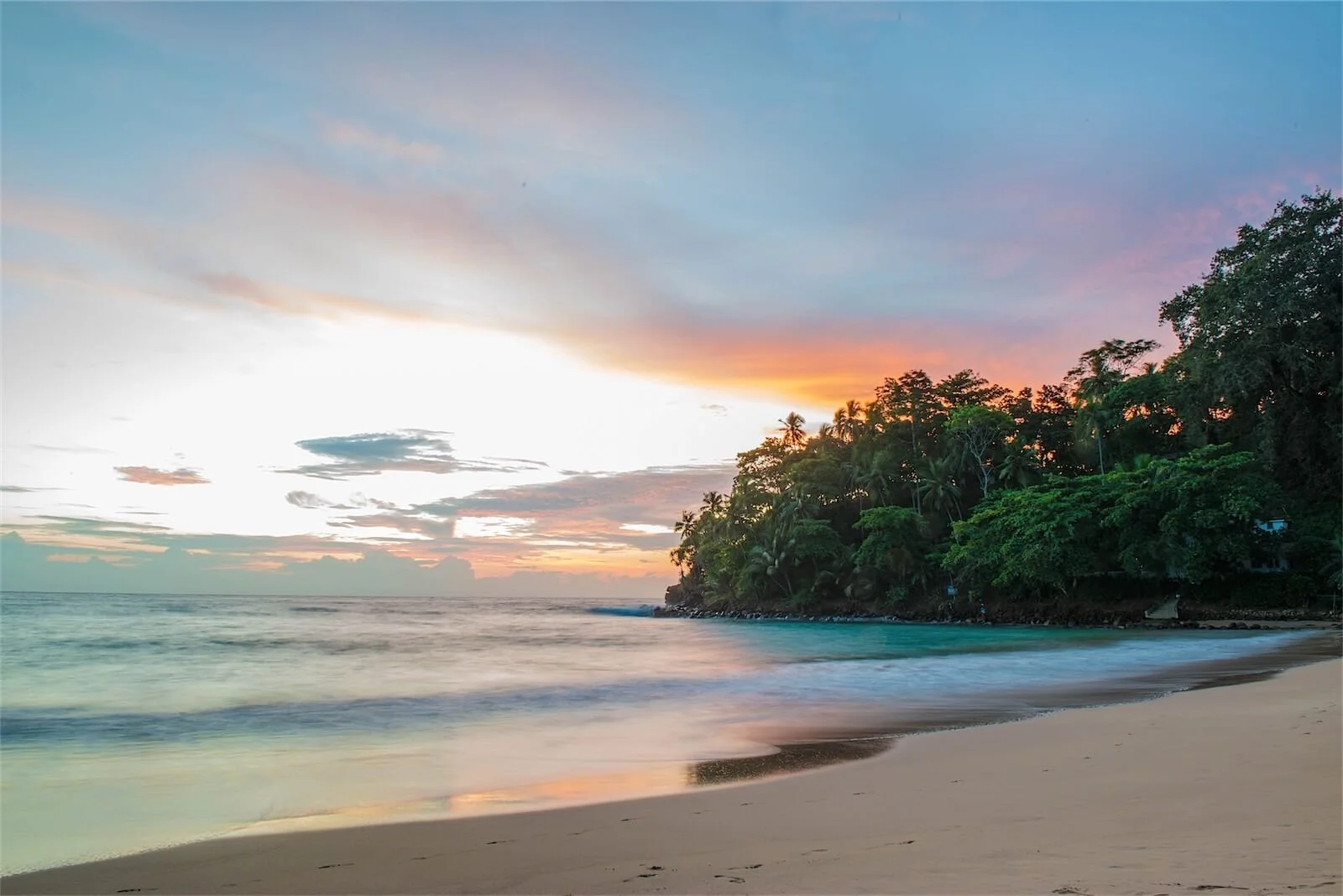 Sunset on the beach. Yoga holiday in Sri Lanka with Yoga Explorers