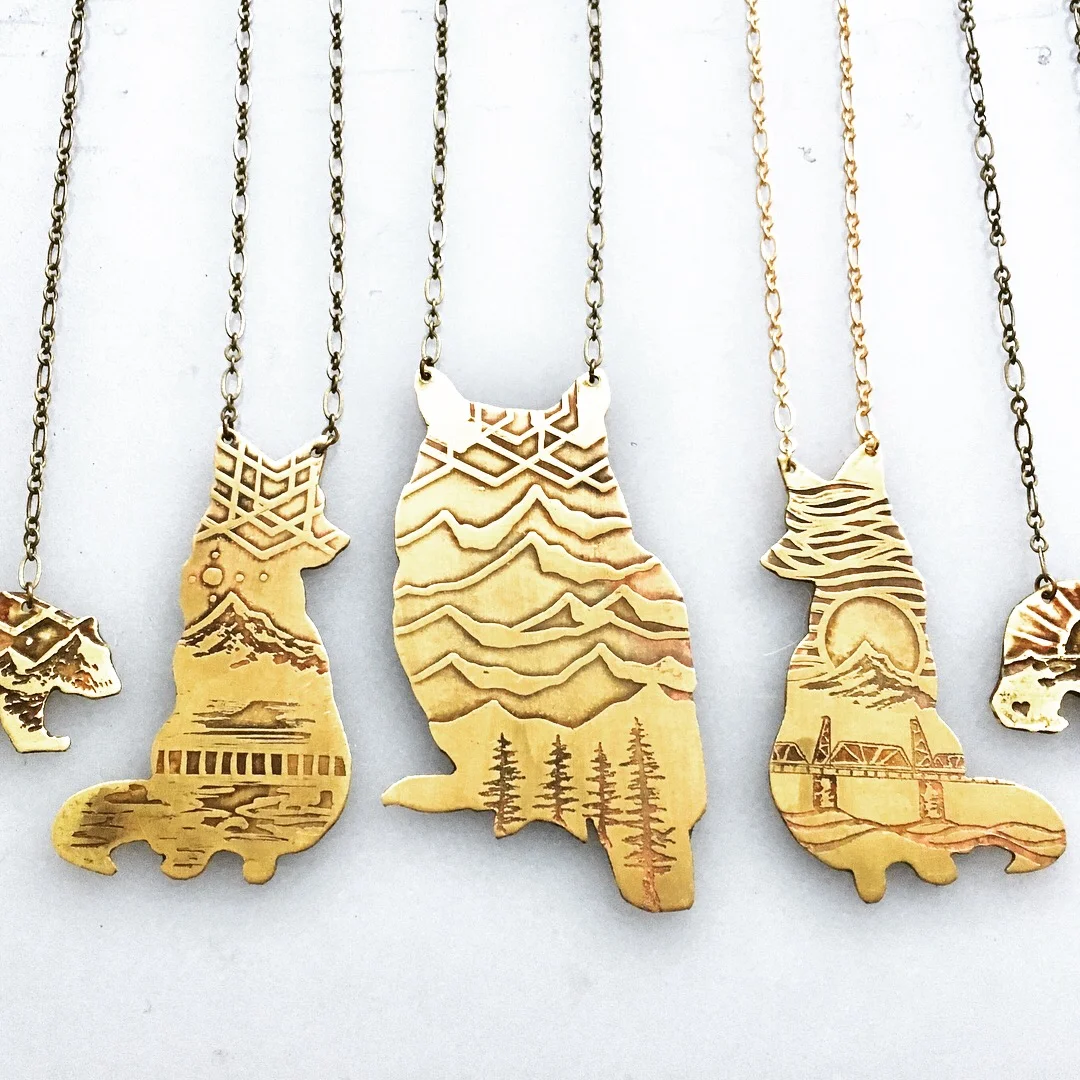 PakHye Goods Cutout Designed Necklaces