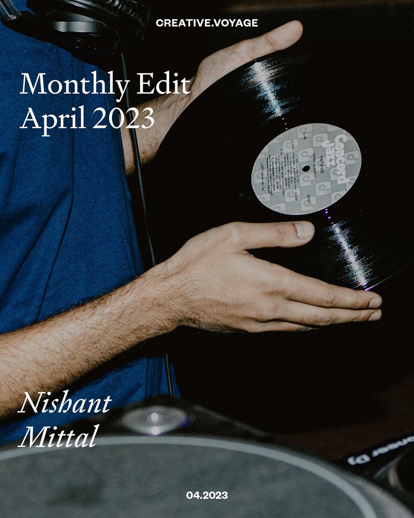 April's Monthly Edit is curated by Nishant Mittal @digginginindia, a record collector, archivist and selector from New Delhi, India. The newsletter is coming exclusively to your inbox this Sunday. Join our community of 1400+ creatives&mdash;link in b