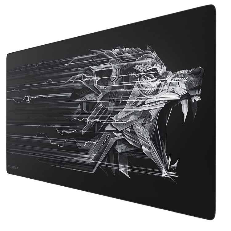 TITANWOLF - Tapis de Souris Gamer Vague Rose 900x400mm - sous-Main