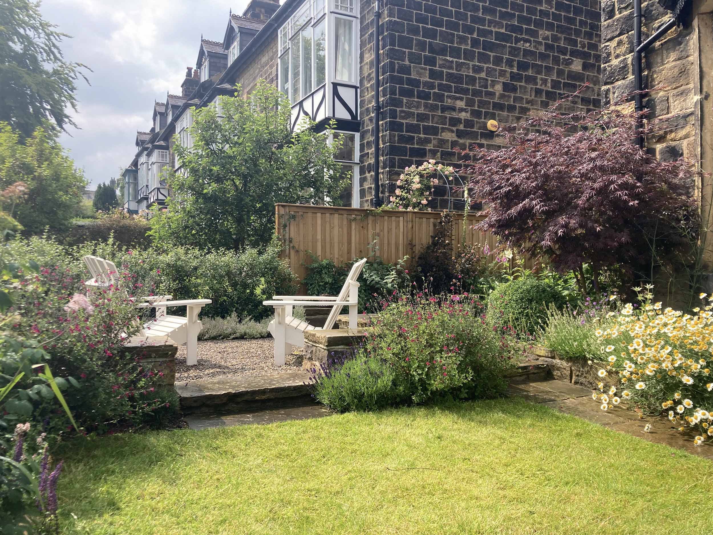 Elegant front garden, Ilkley