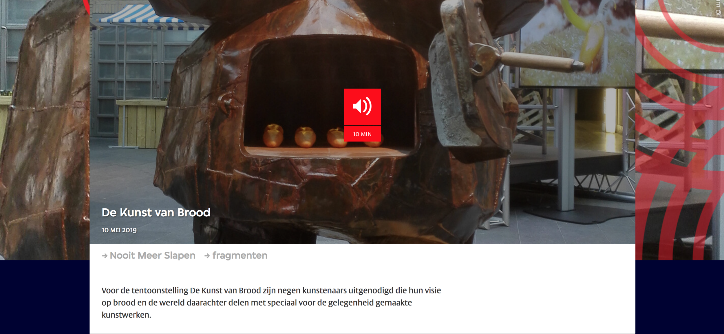 Beeld: de Venusoven, van Atelier van Lieshout