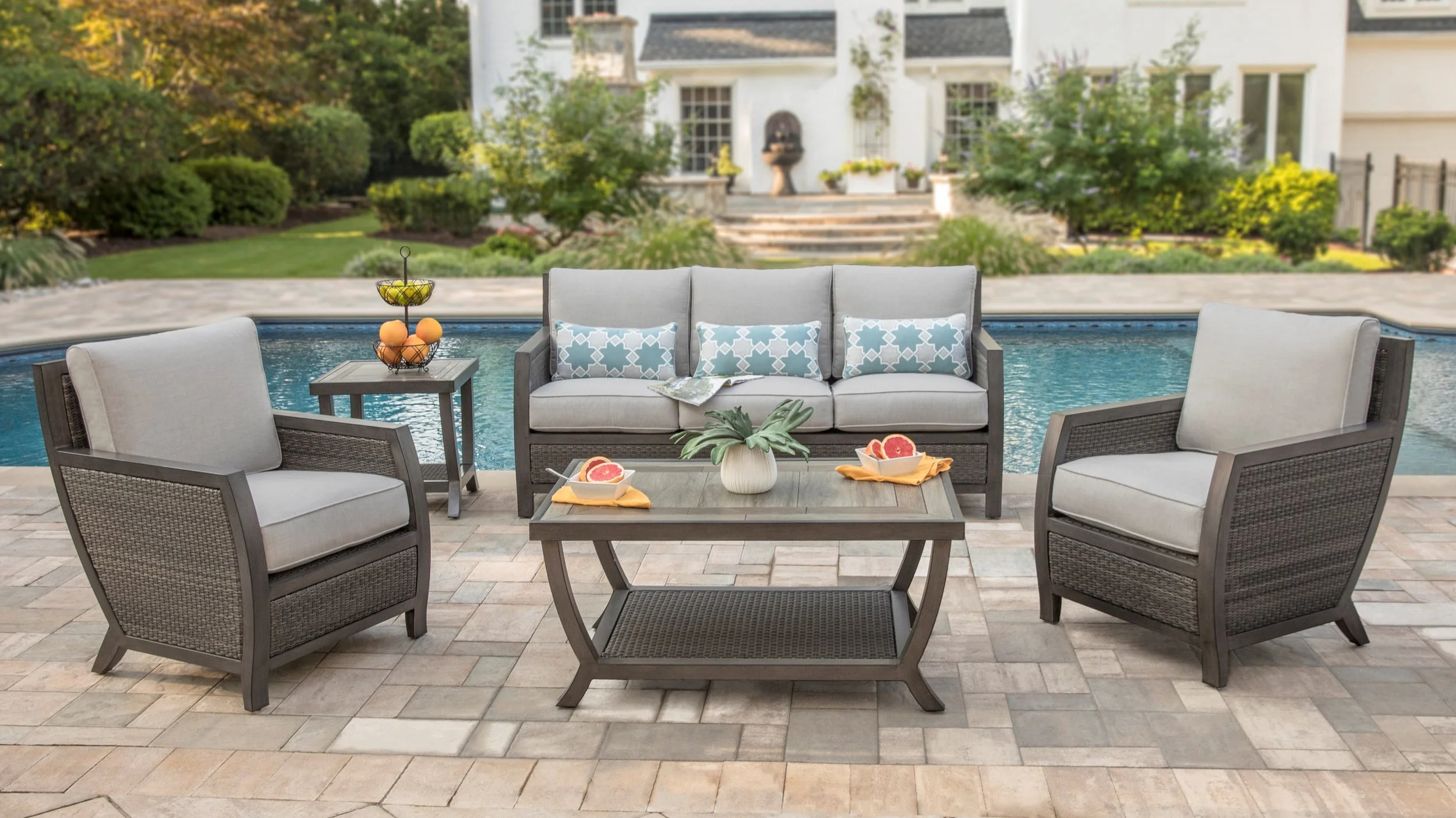 Make It An Entertaining Summer With Luxury Outdoor Furniture + Our New Deck Is Here!