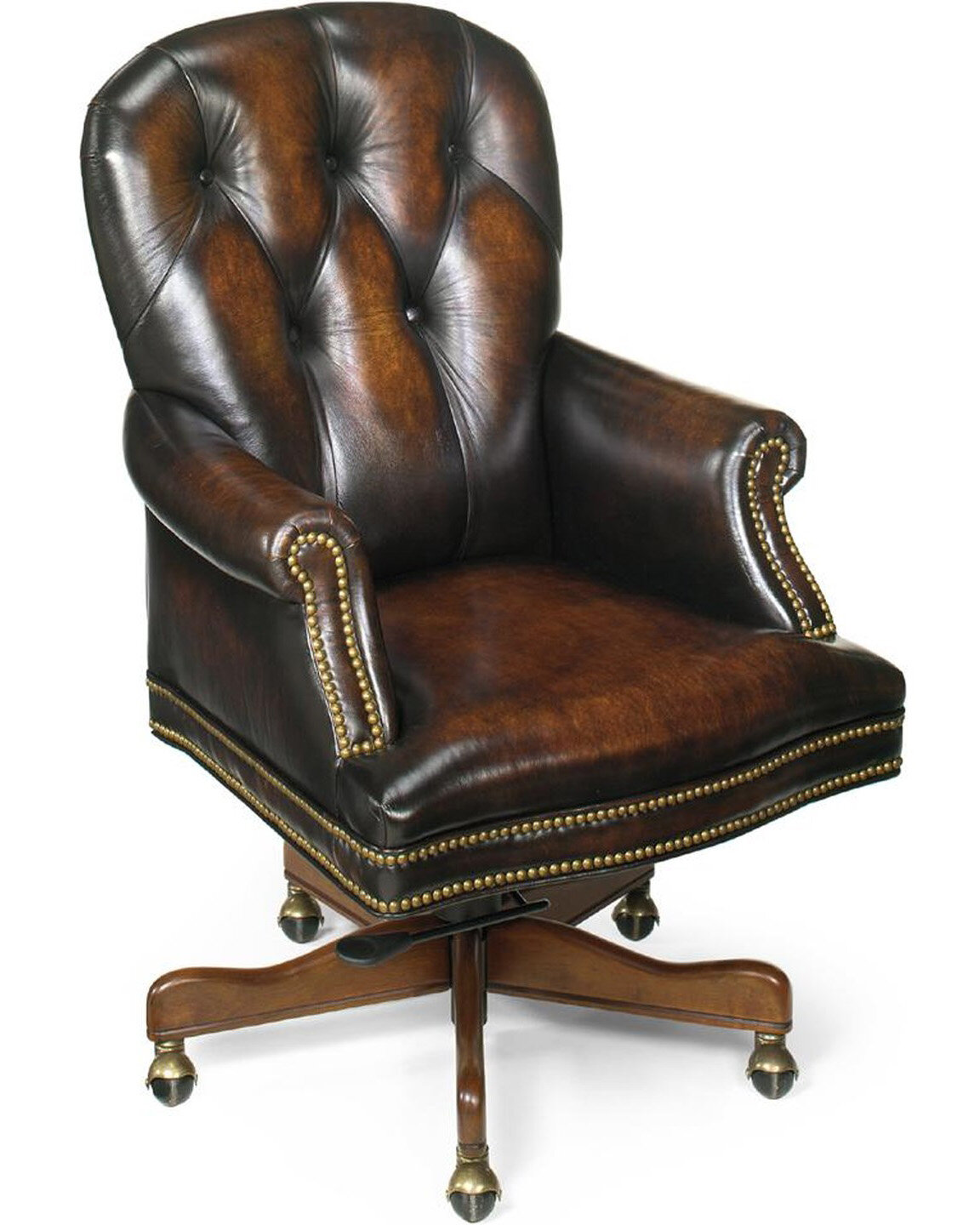 Tufted Leather Executive Desk Chair