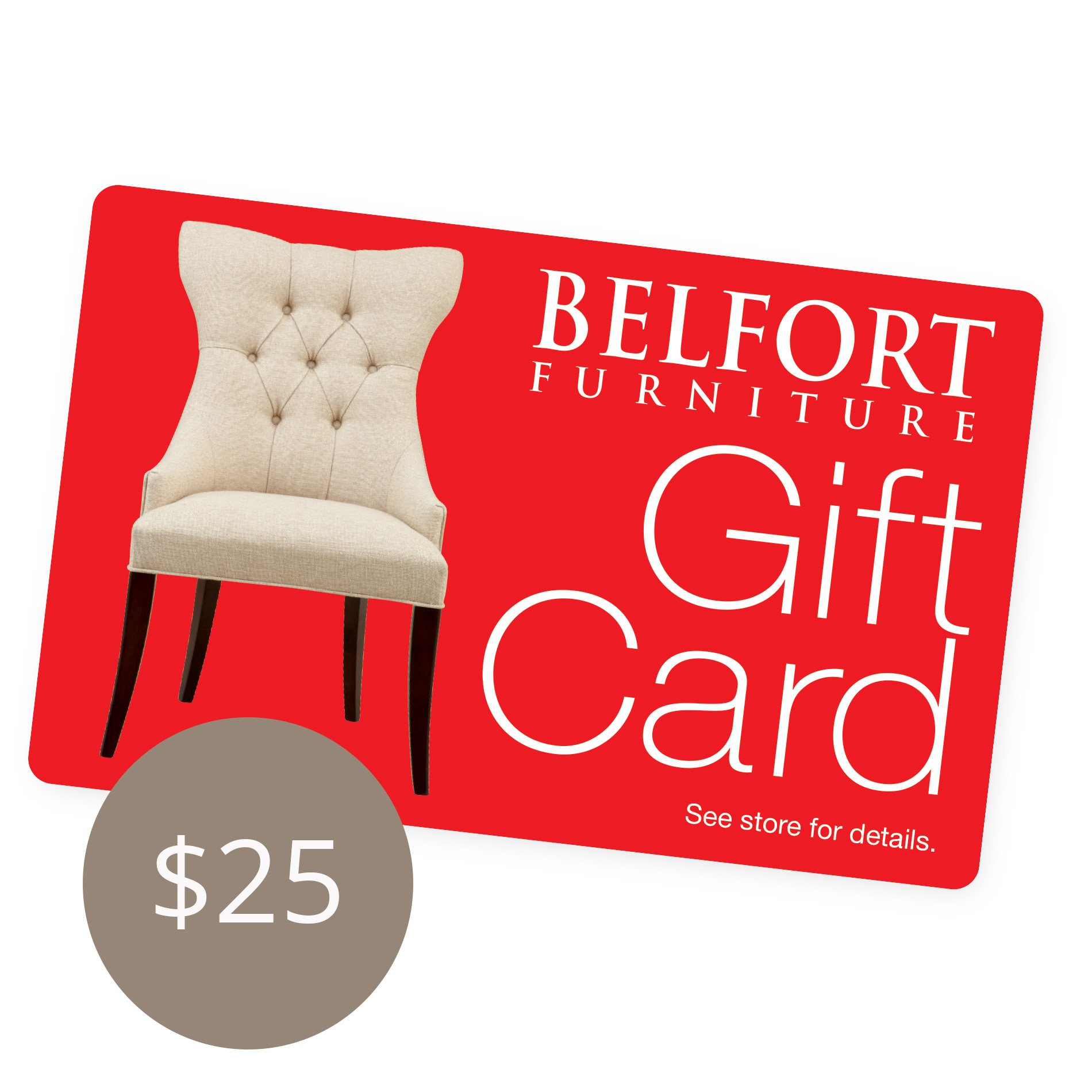 Belfort $25 Gift Card 