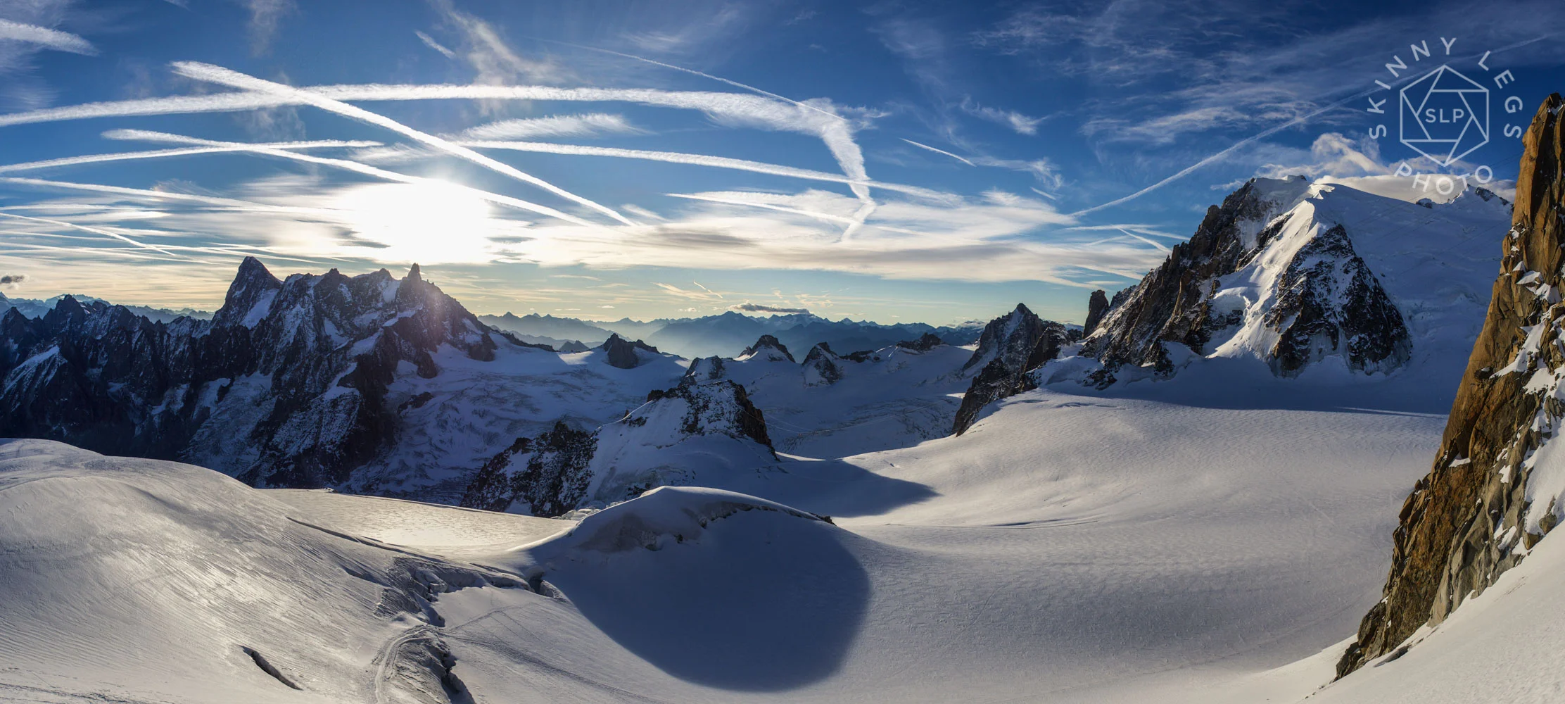 The Grands Jorrasses to Mont Blanc du Tacul 21/10/2017
