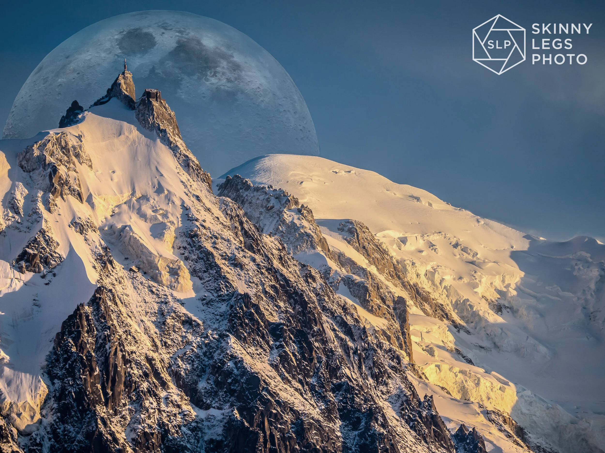 Aiguille du Midi and Mont Blanc