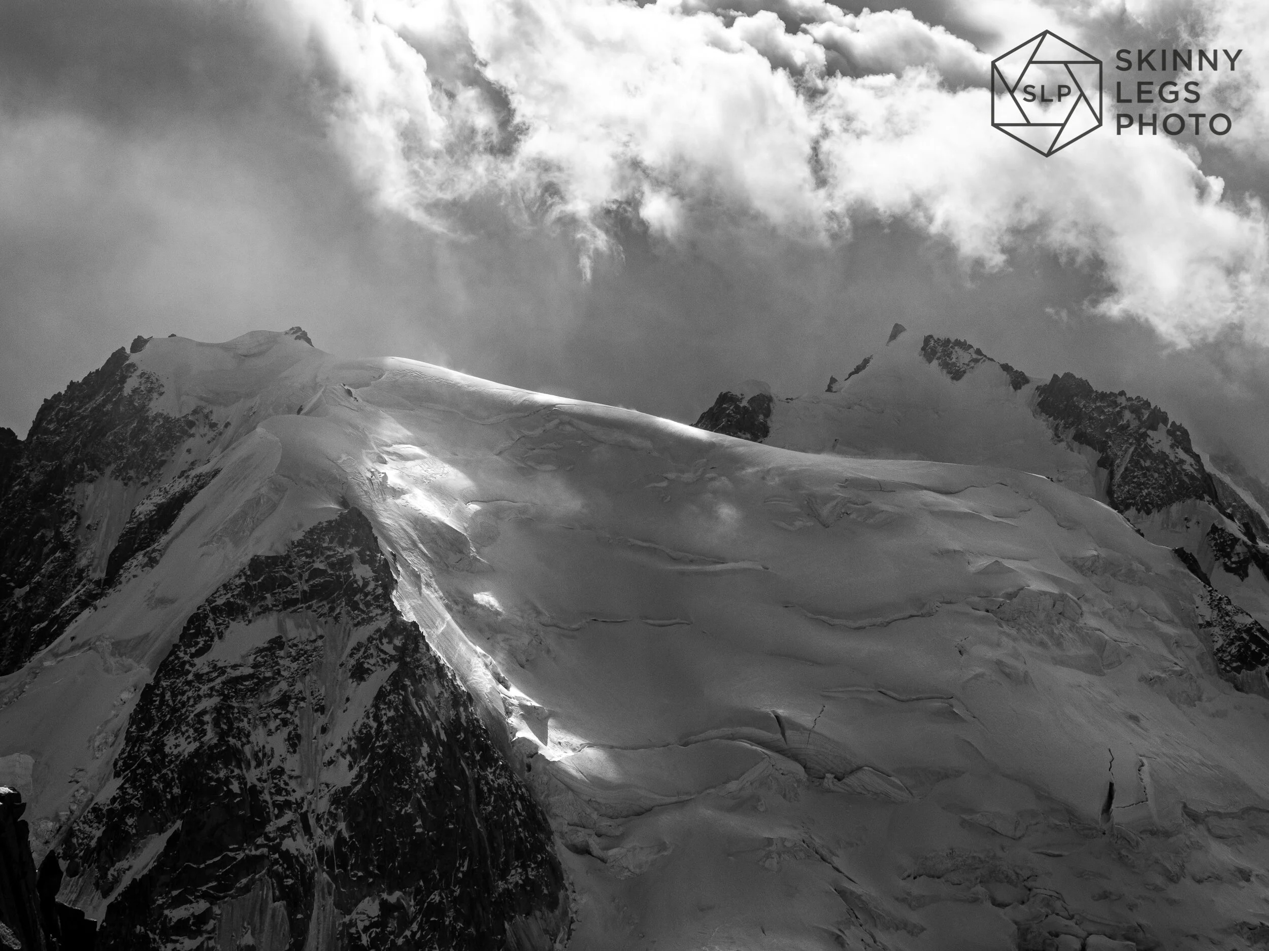Storm over Mont Blanc du Tacul