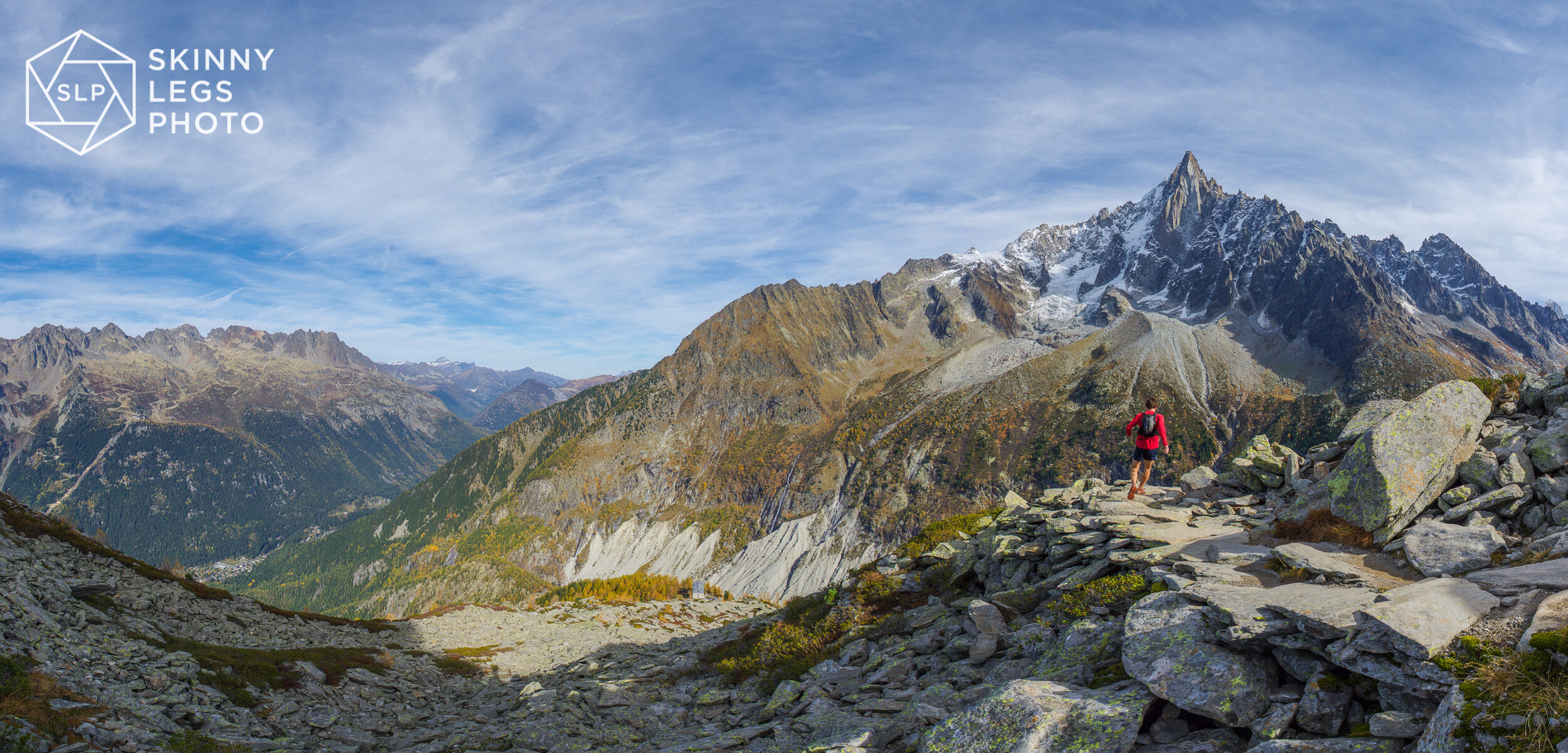  Run The Alps offer both guided and self guided runs in the alps. I was commissioned to check some of the self guided routes in Chamonix and photograph them for the publications. I have also photographed some of their products.  Run The Alps can be f