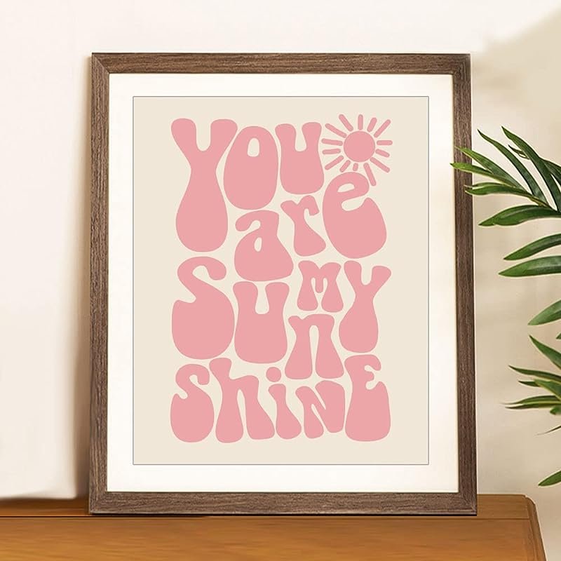 You Are My Sunshine, Girls Room Decor, Kids Room Decor, Nursery Print