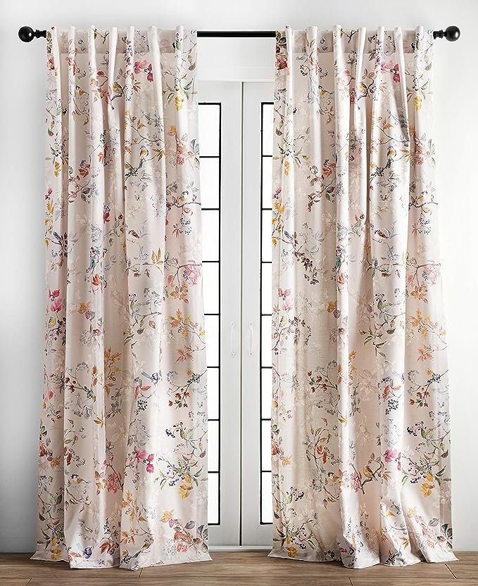 Floral Pattern Wall Drapes
