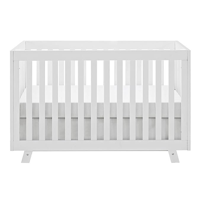 White Modern Baby Crib